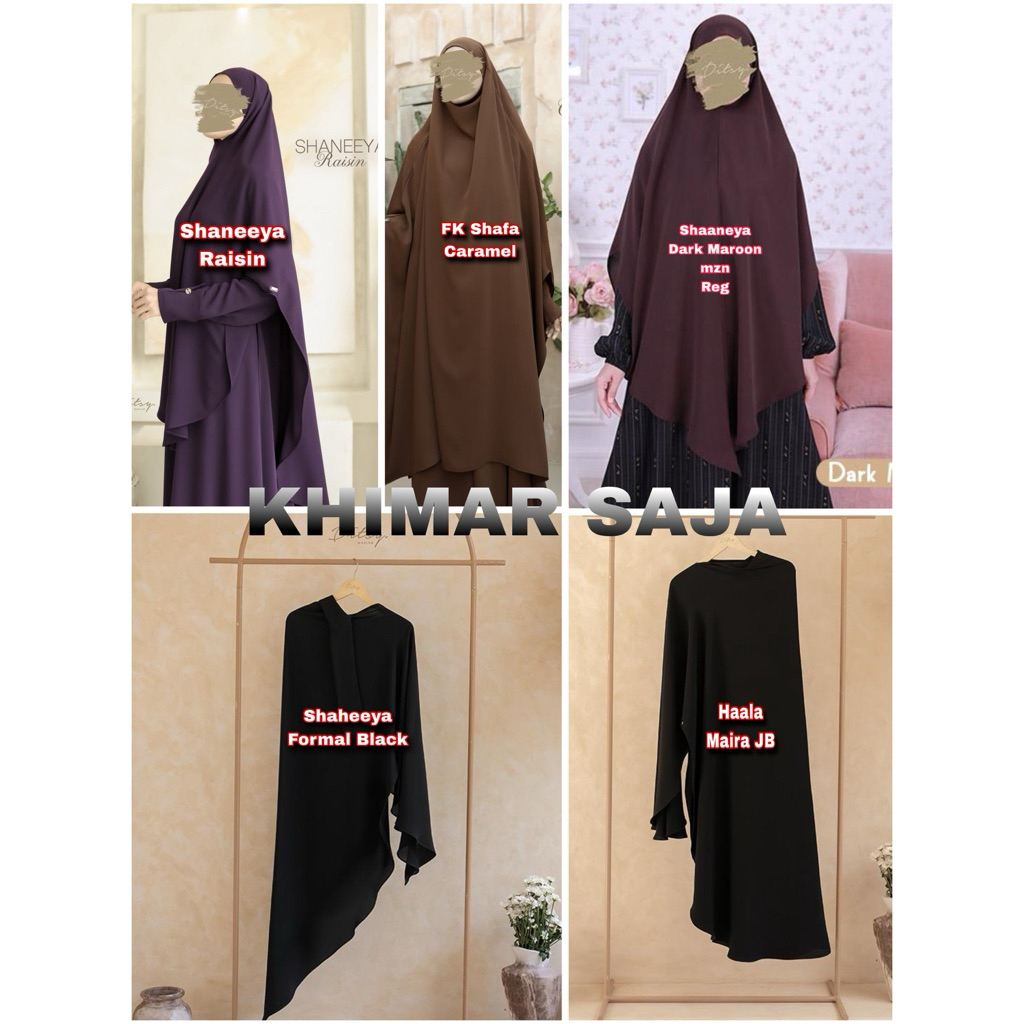 DITSY MOSLEM (KHIMAR SAJA )"SHAHEEYA , HAALA , SHANEEYA ,FK , KHIMAR , KHIBAN”