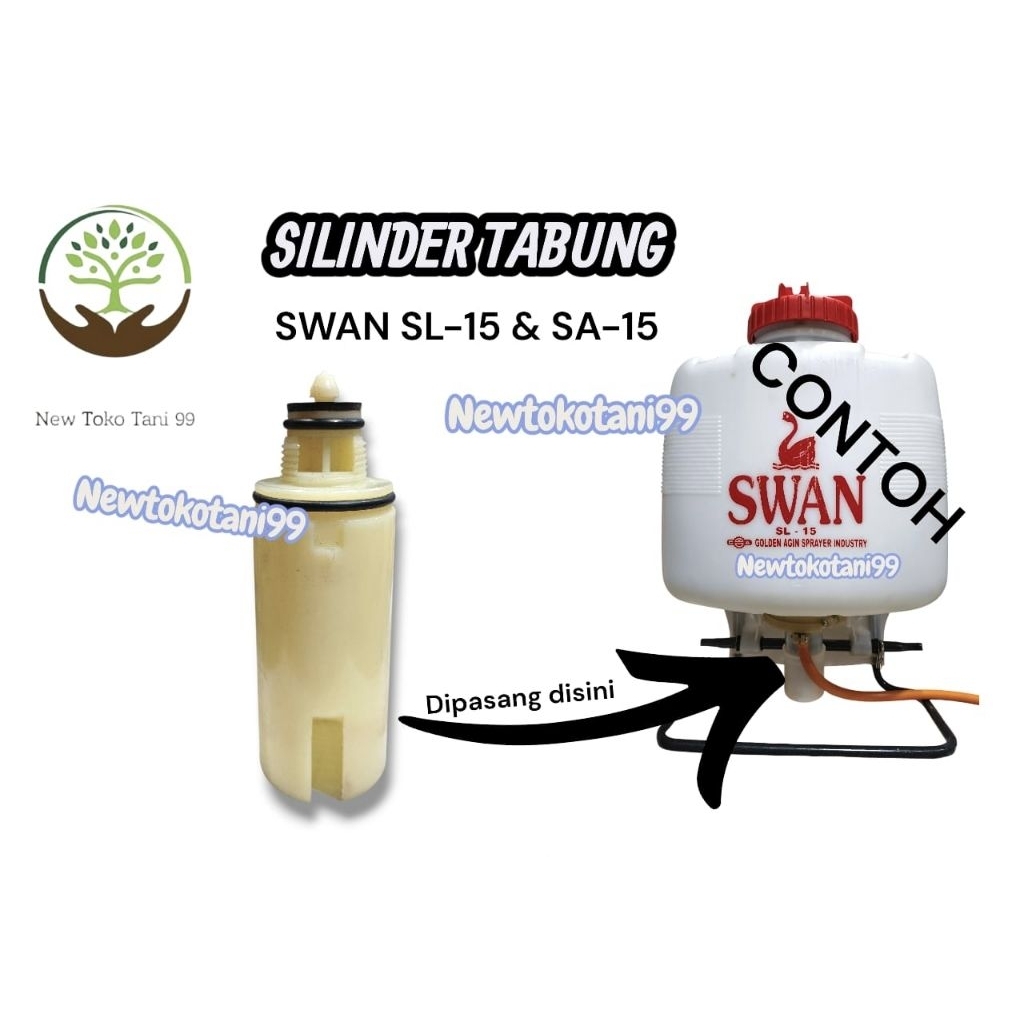 Suku cadang SILINDER tabung sprayer swan asli original Swan SL15 AP15