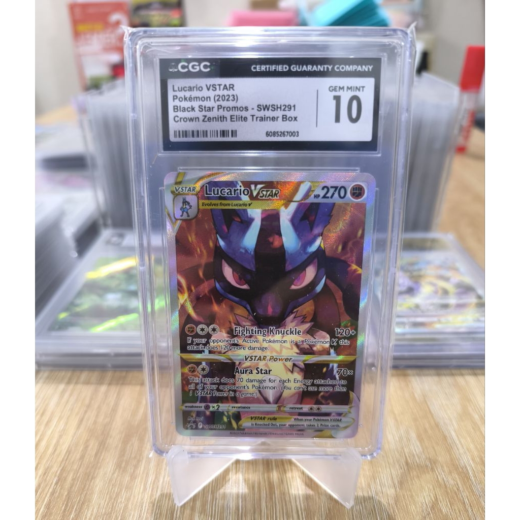 CGC 10 Lucario VSTAR Crown Zenith Promo EN #SSSH291 TCG Pokemon