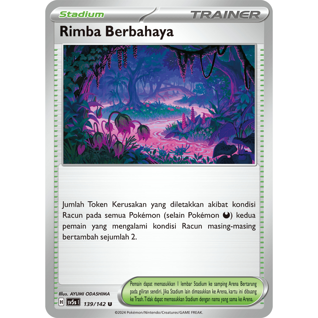 Rimba Berbahaya Stadium TCG Pokemon Indonesia