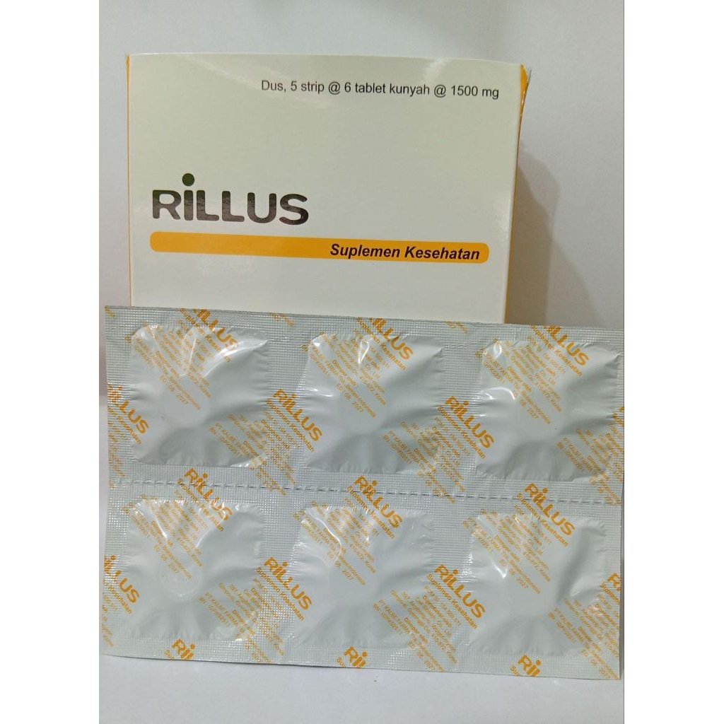 Rillus tablet kunyah / probiotik dewasa