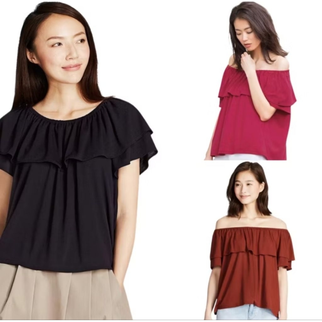 UNIQLO blouse sabrina NEW