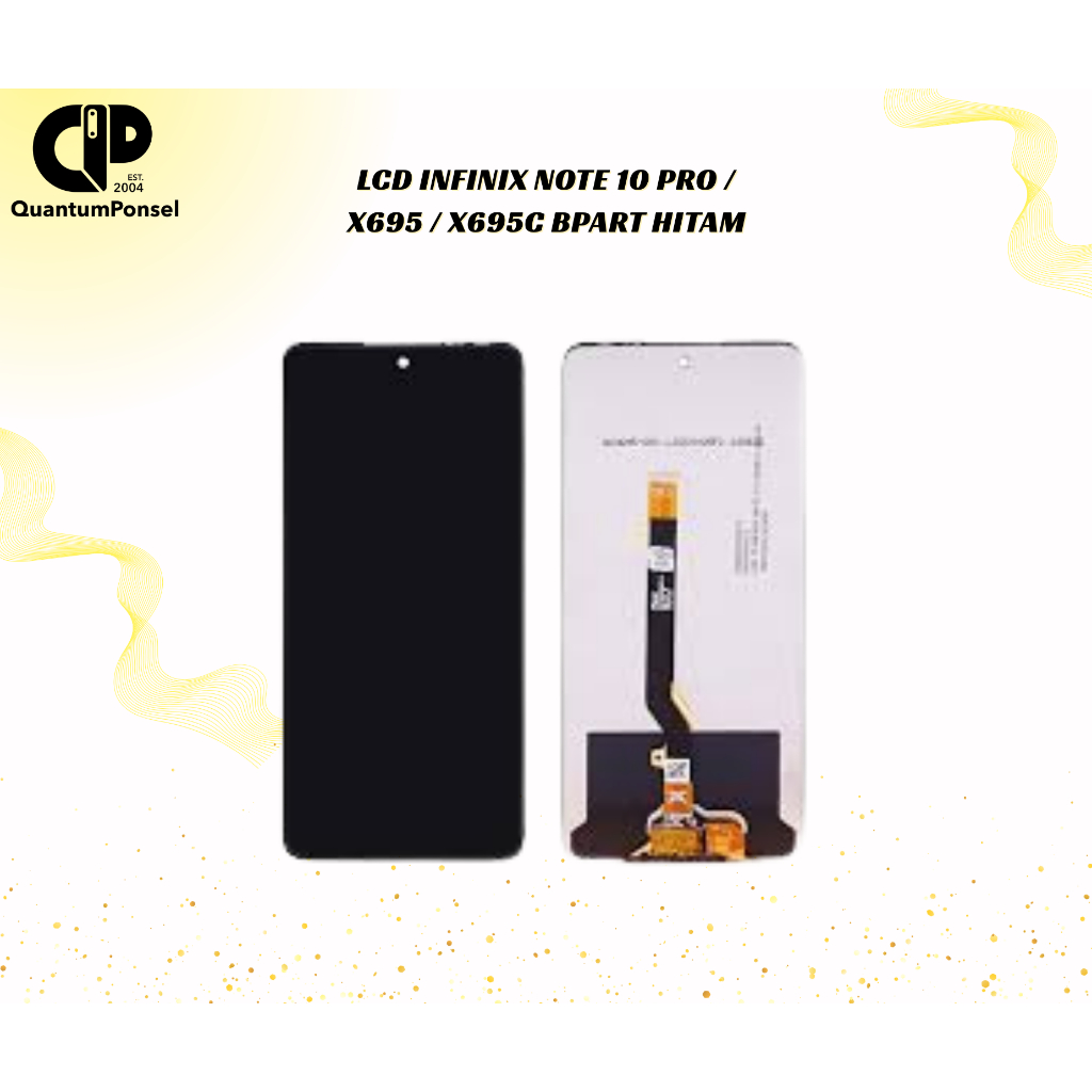 LCD INFINIX NOTE 10 PRO / X695 / X695C HITAM