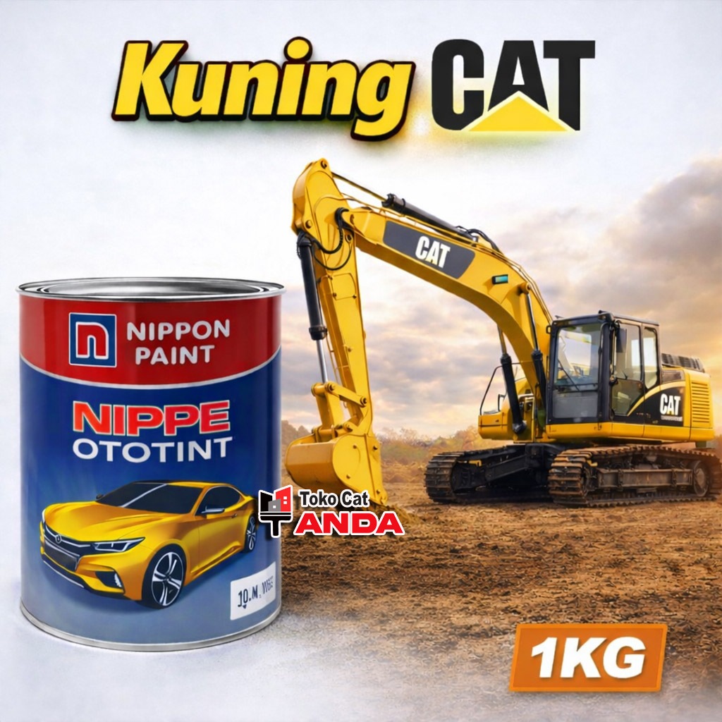 Cat Kuning CAT - Yellow Caterpillar - Cat Excavator Caterpillar Kuning - Ototint 1KG