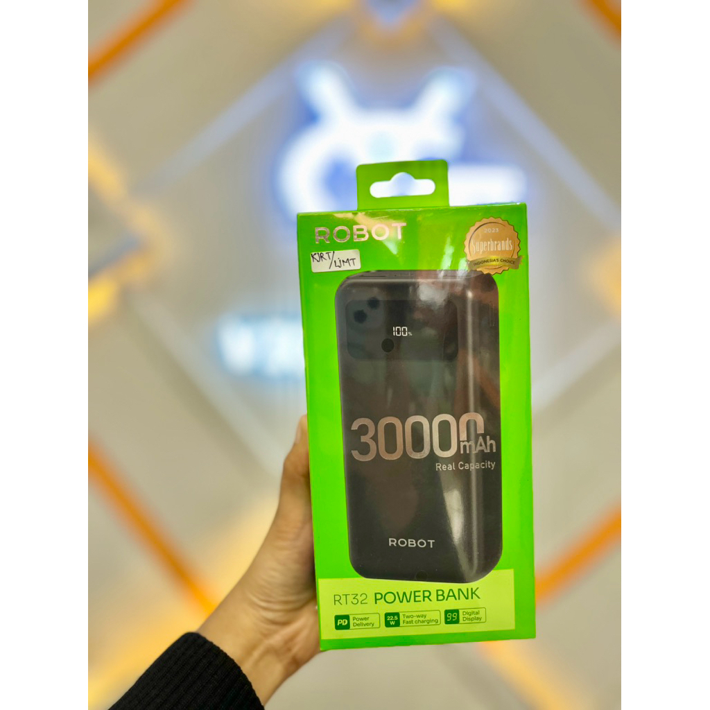 POWERBANK 30000mAh RT32 Robot Original
