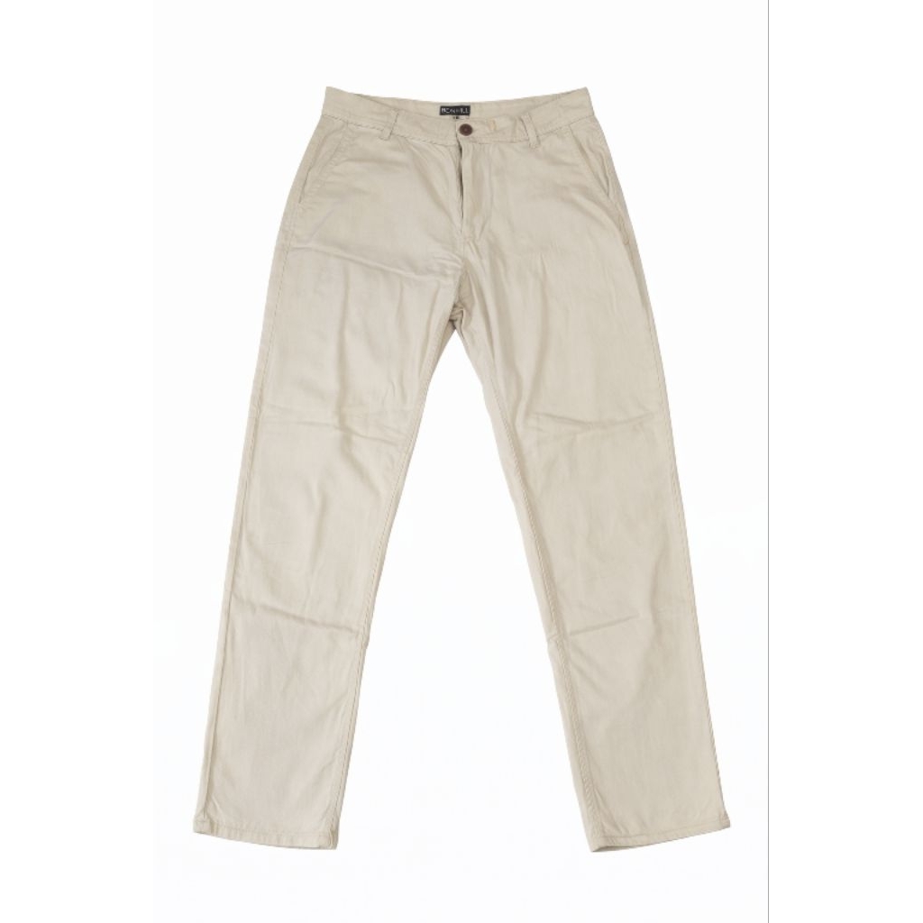 Celana Chino Pria Benhill Original I Warna Cream Size 32 | Preloved Kondisi Baik