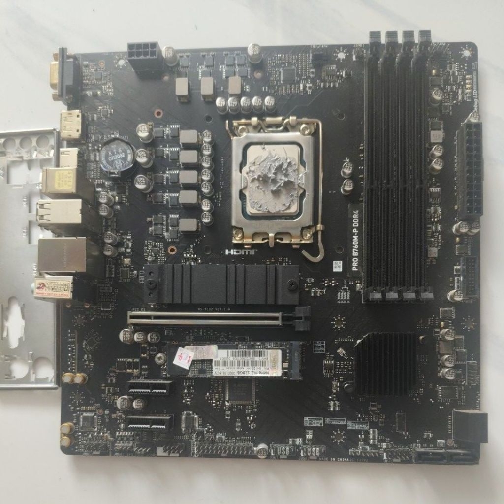 PAKET MOBO MSI PRO B760M-P DDR4 +I3 14100