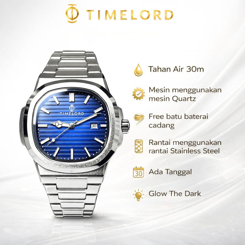COD TIMELORD 2066 Jam Tangan Pria Original 100% Tahan Air Bergaransi Timelordstore