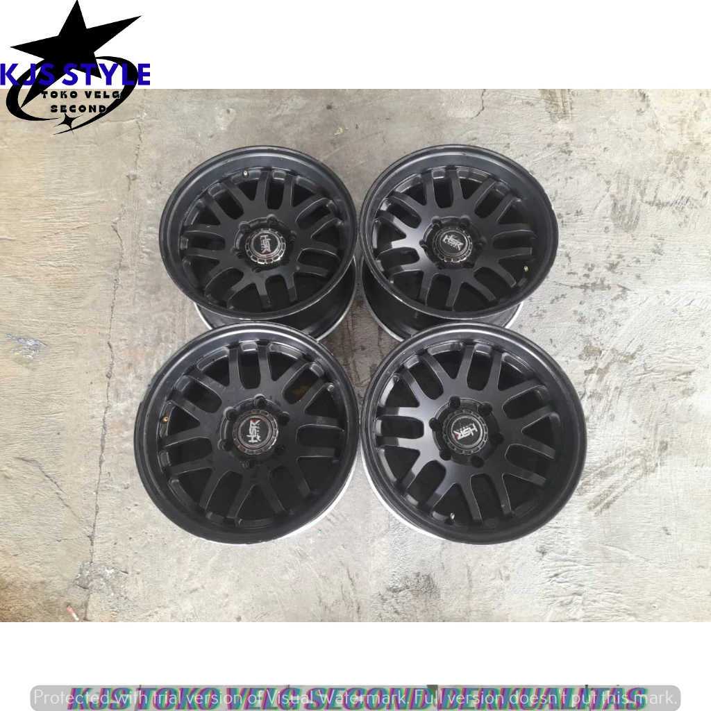VELG RACING SECOND MODEL HSR GILLI RING 17 PCD 6X139.7 PNP STRADA TRITON PANTHER PAJERO HILUX DOBLE 