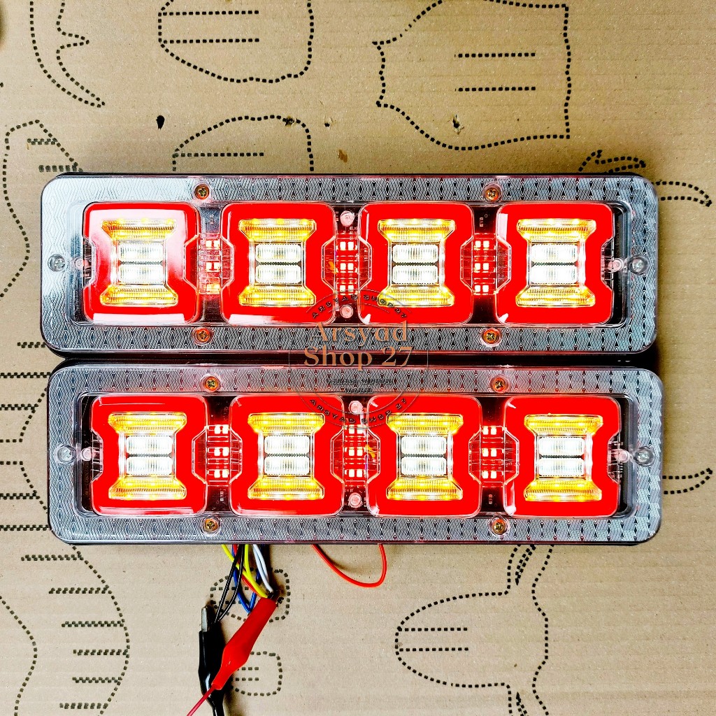 Lampu Variasi Stop Lamp LED Lampu REM Belekan Mobil pickup kotak 4