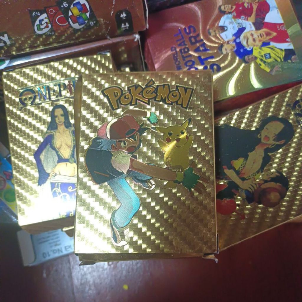 Card pokemon gold 55 pcs