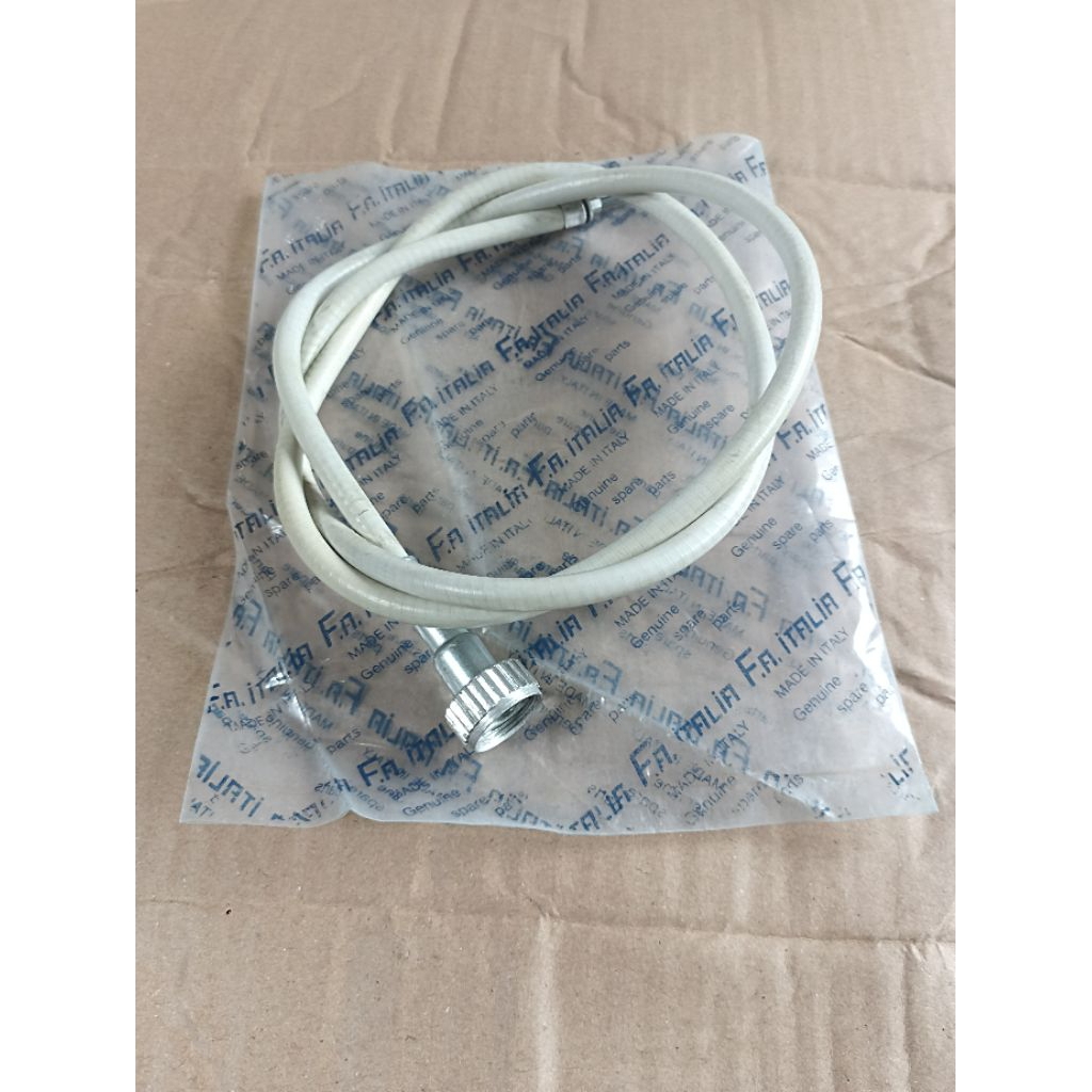 Kabel Speedometer Spido Putih Vespa Px Lama As  Kecil