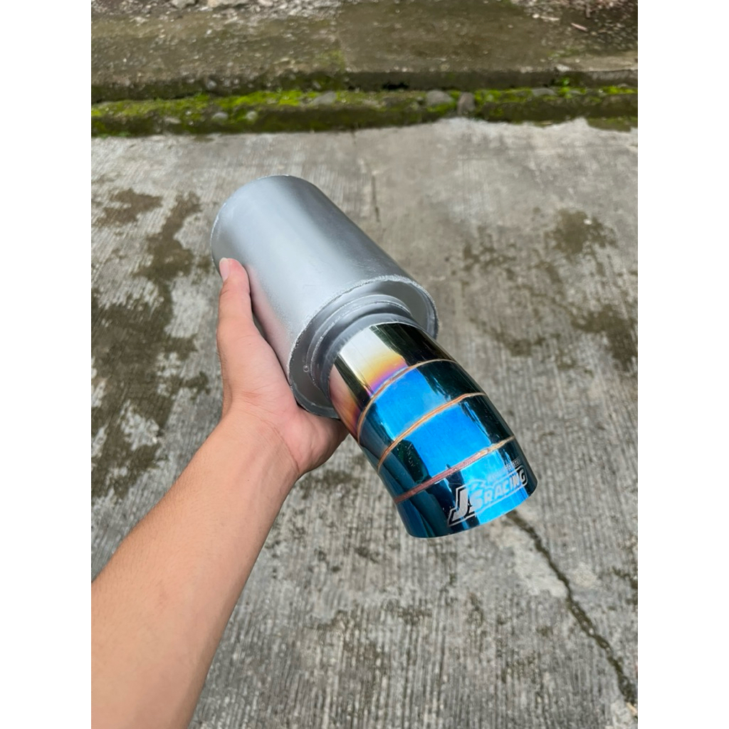 KNALPOT MOBIL JS RACING SUARA BASS BULAT