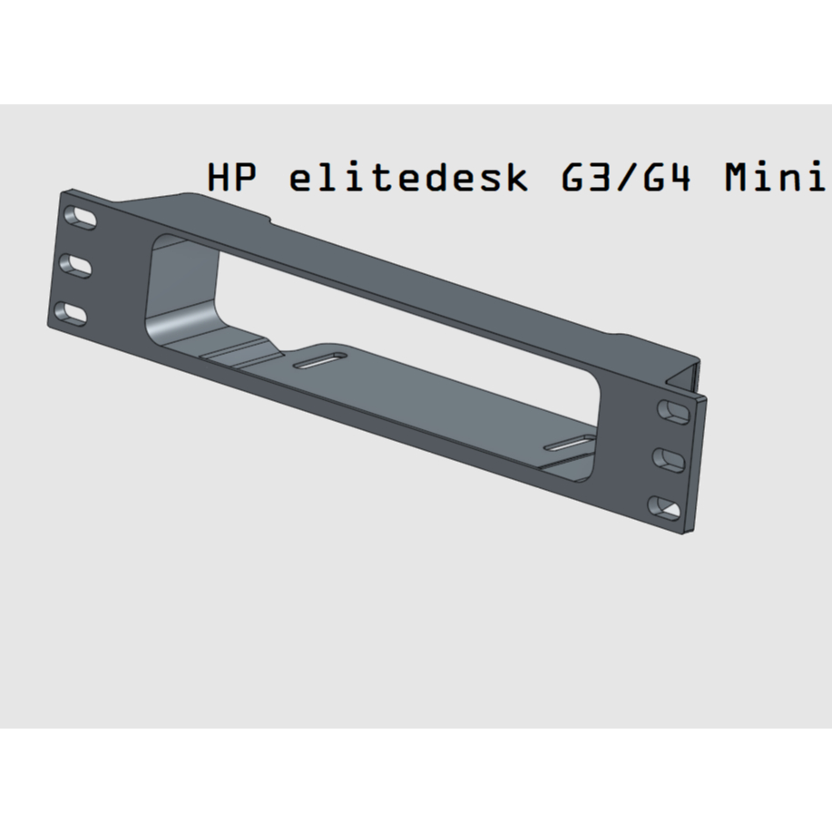 HP EliteDesk G3/G4 Mini Rackmount 10” | Bracket Mini PC Server Rack