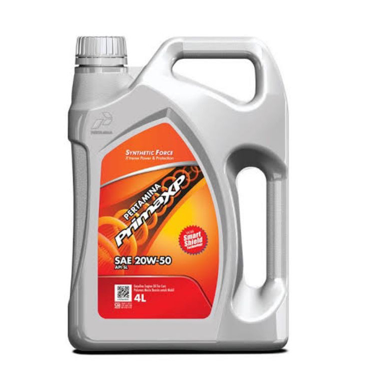 Oli Prima Xp 4lt Sae 20W-50 Oli Mesin Mobil Pertamina Prima Xp Galon 4 Liter