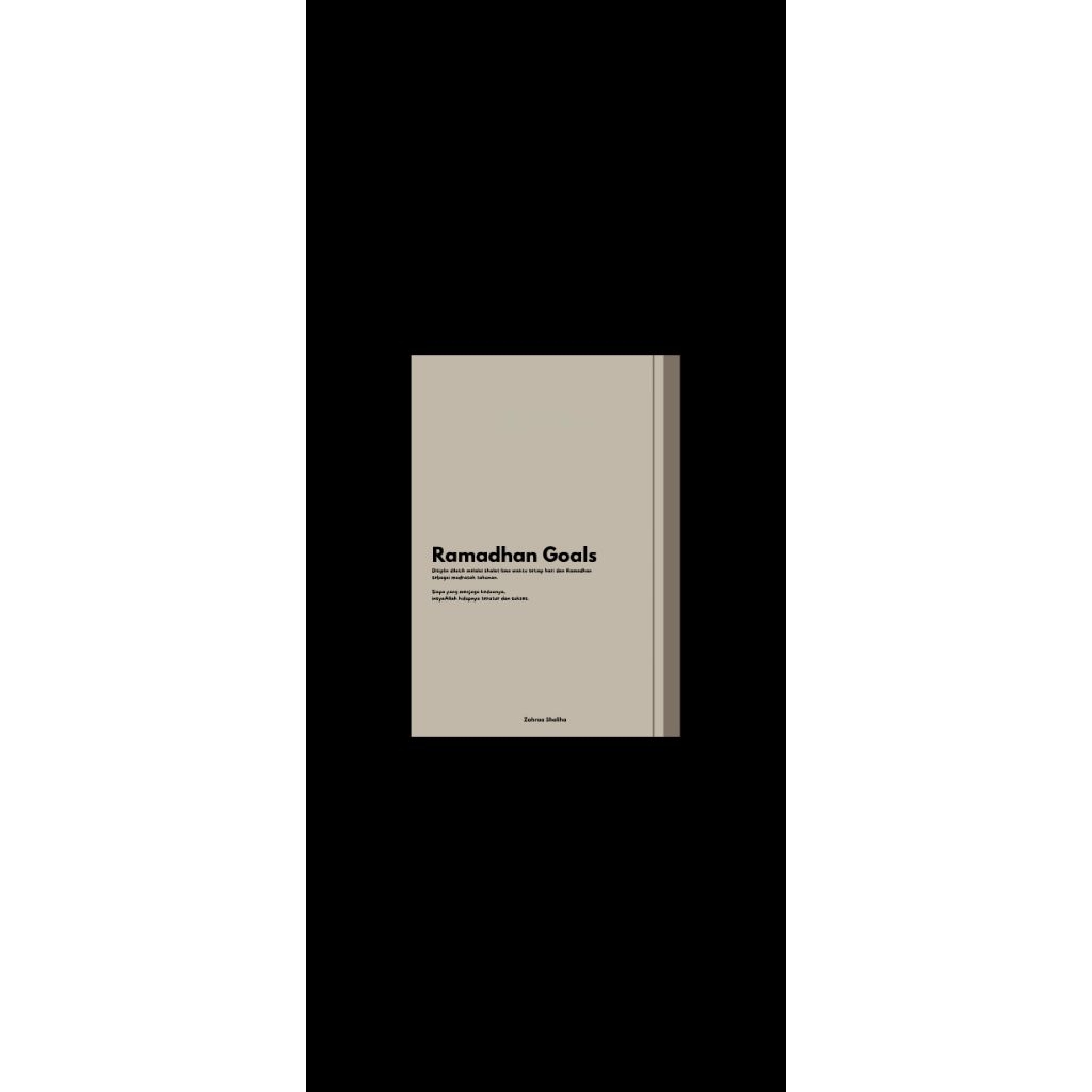 Planner Ramadhan 30 Hari – Ibadah & Produktivitas