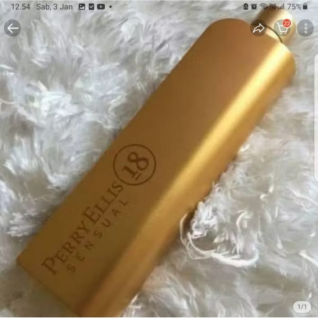 Parfum Perry Ellis 18 Sensual 100ml women (original reject no box eropa)