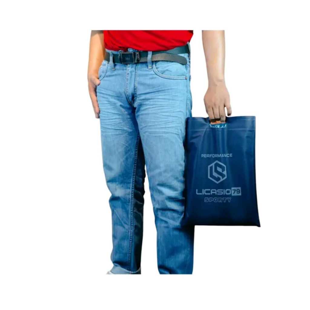 LICASIO 79 Celana Jeans Pria Aksen Ringkel Size 28-38