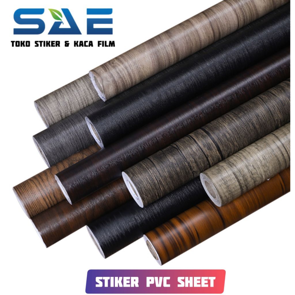 Wallpaper Sticker Kayu Lemari Meja Pintu Triplek Furniture Kitchen Set Dapur Dinding Lantai Keramik