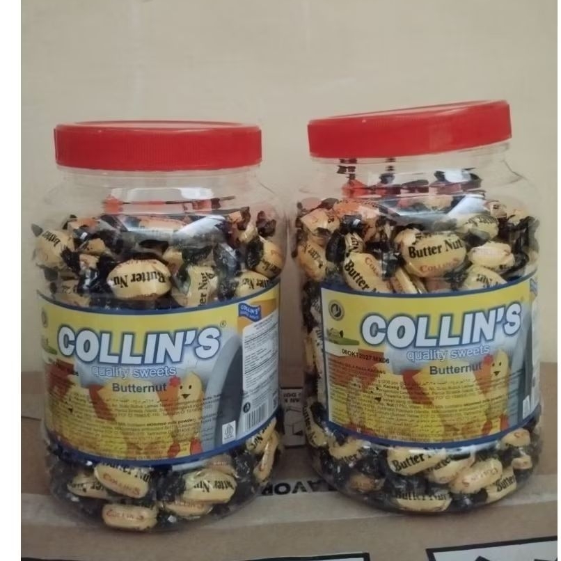 Permen collins kacang jadul isi 208 pcs