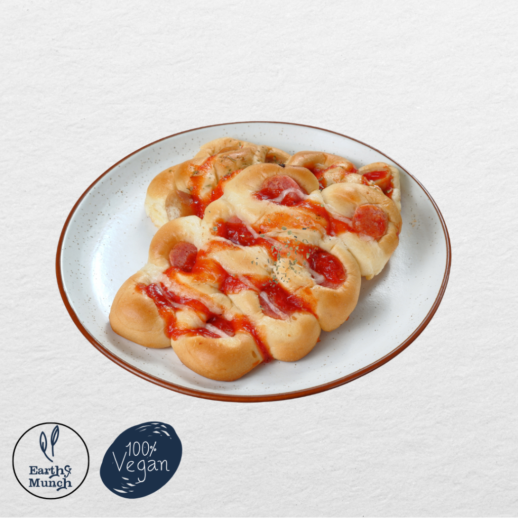 Vegan Sausage Bread | Roti Sosis Vegan