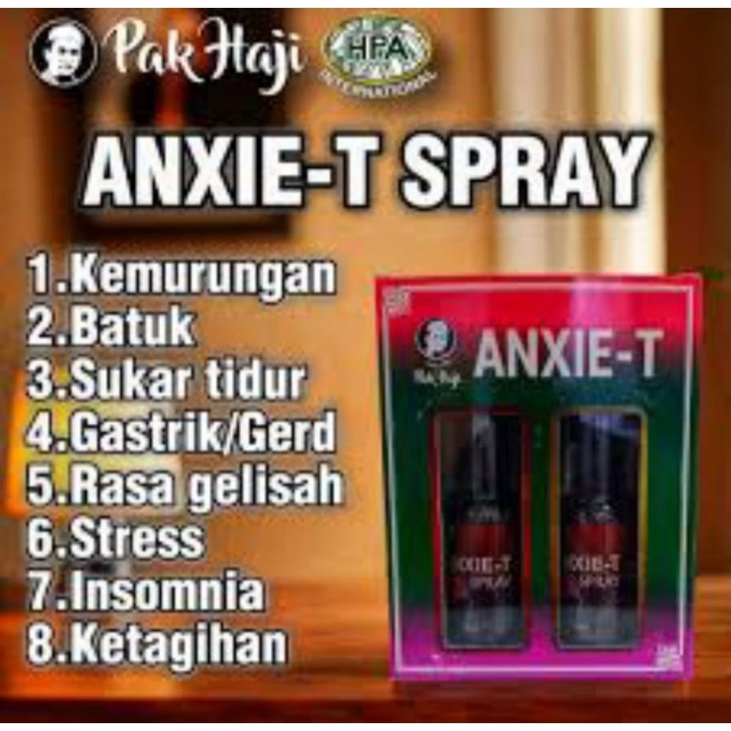 PROMO ANXIETY SPRAY HPA PAK HAJI ORIGINAL KEMASAN MALAYSIA