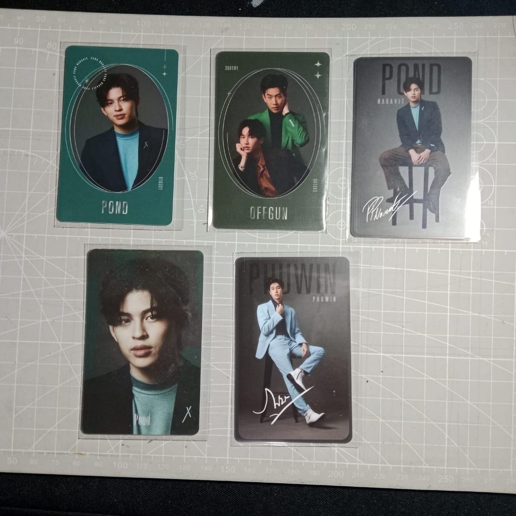 Photocard Signature Series Pondphu (Baca Deskripsi)