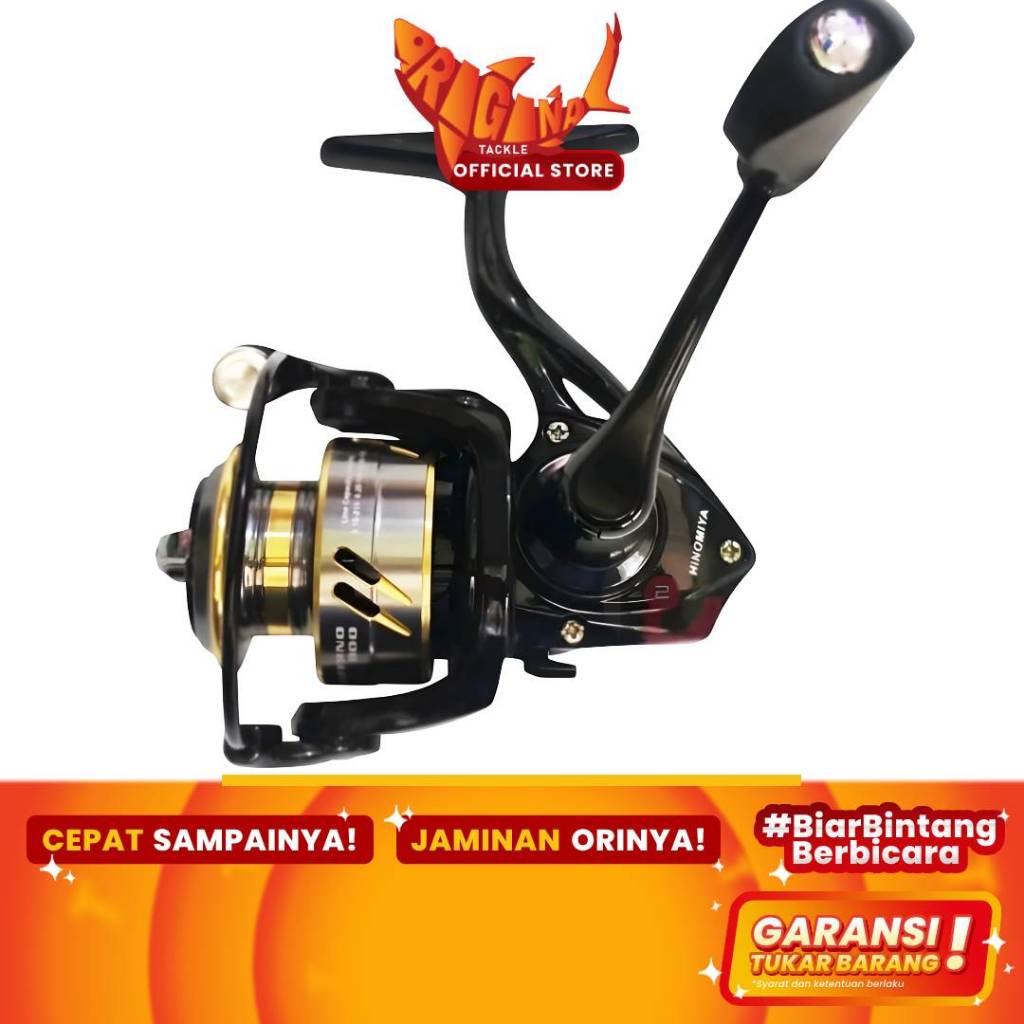 Reel Pancing Spinning Hinomiya Inferno Power Handle Stainless Steel 800