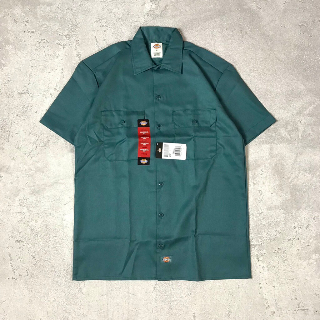 Dickies Short Sleeve Work Shirt Lincoln Green