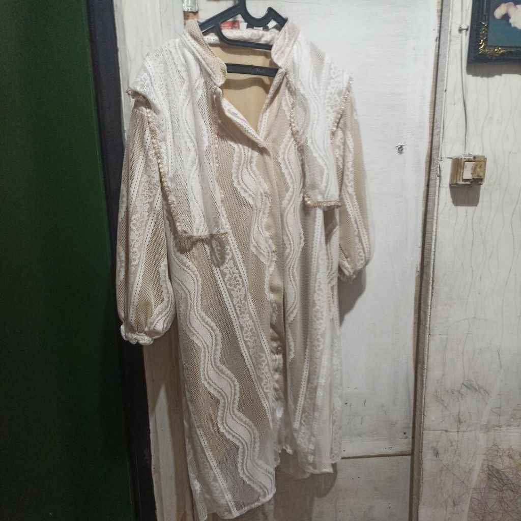 Brukat Cardigan batik / outer cardigan batik