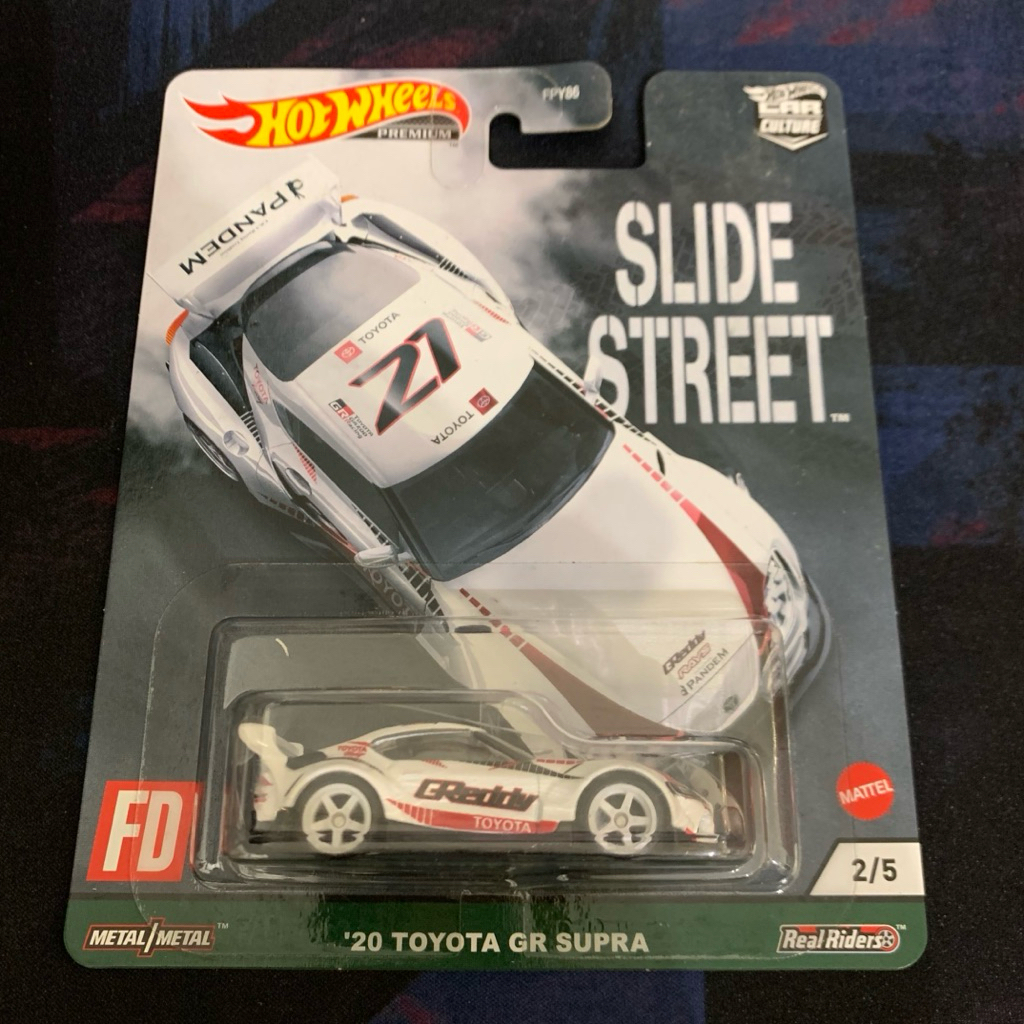hot wheels premium slide street toyota gr supra
