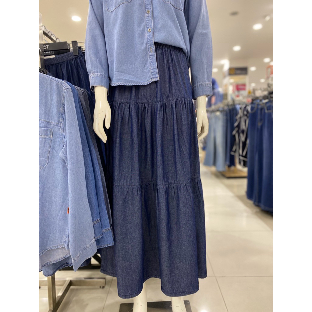 Rok jeans wanita brand DUST