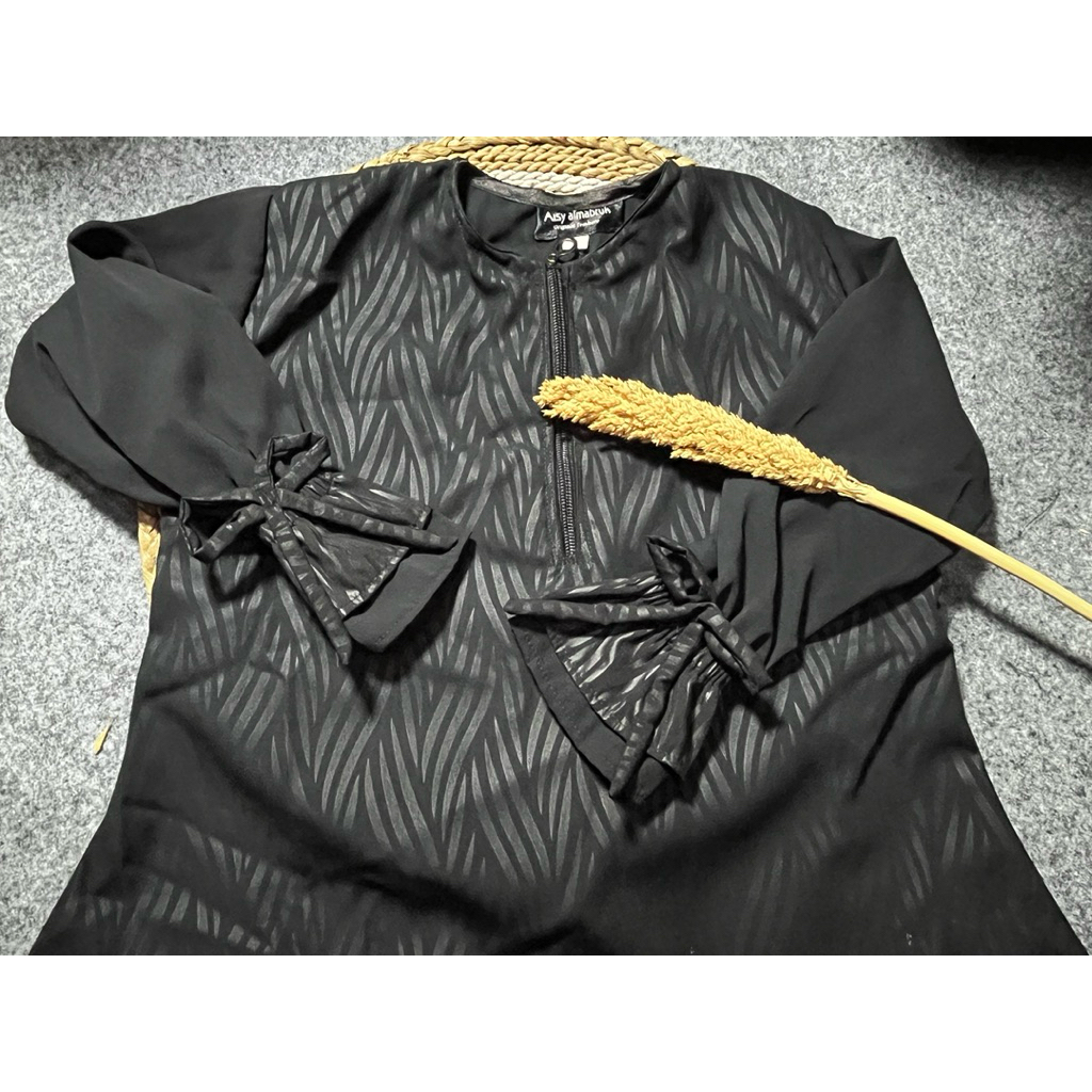 ABAYA EMBOS POLOS ANAK DAN DEWASA TERSEDIA UKURAN 1-12 TAHUN . ukuran : S M L XL XXL