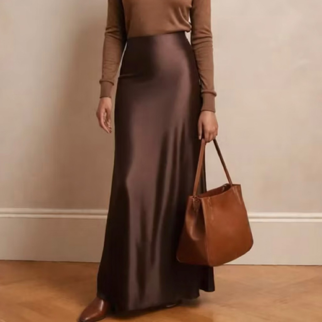 Preloved Satin Skirt