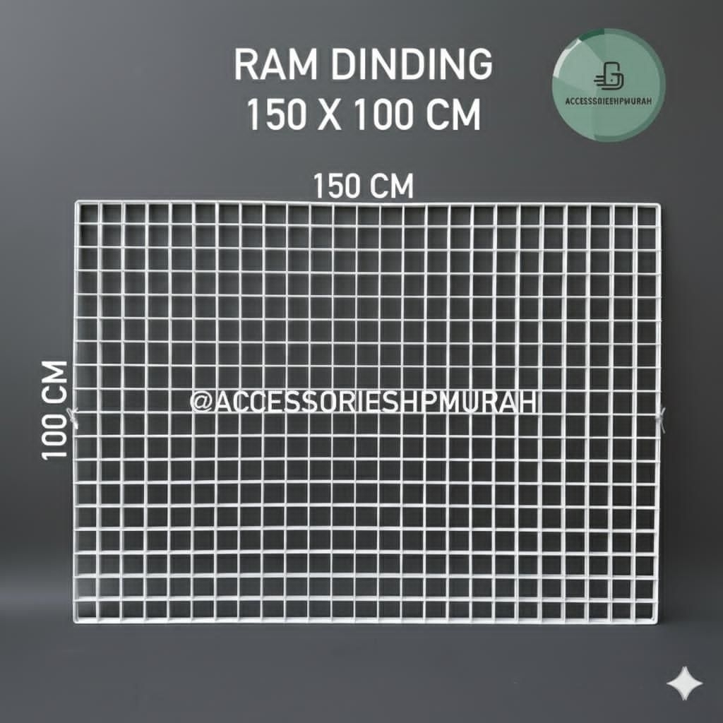 Ram Dinding 150cm x 100cm / ram display aksesoriess