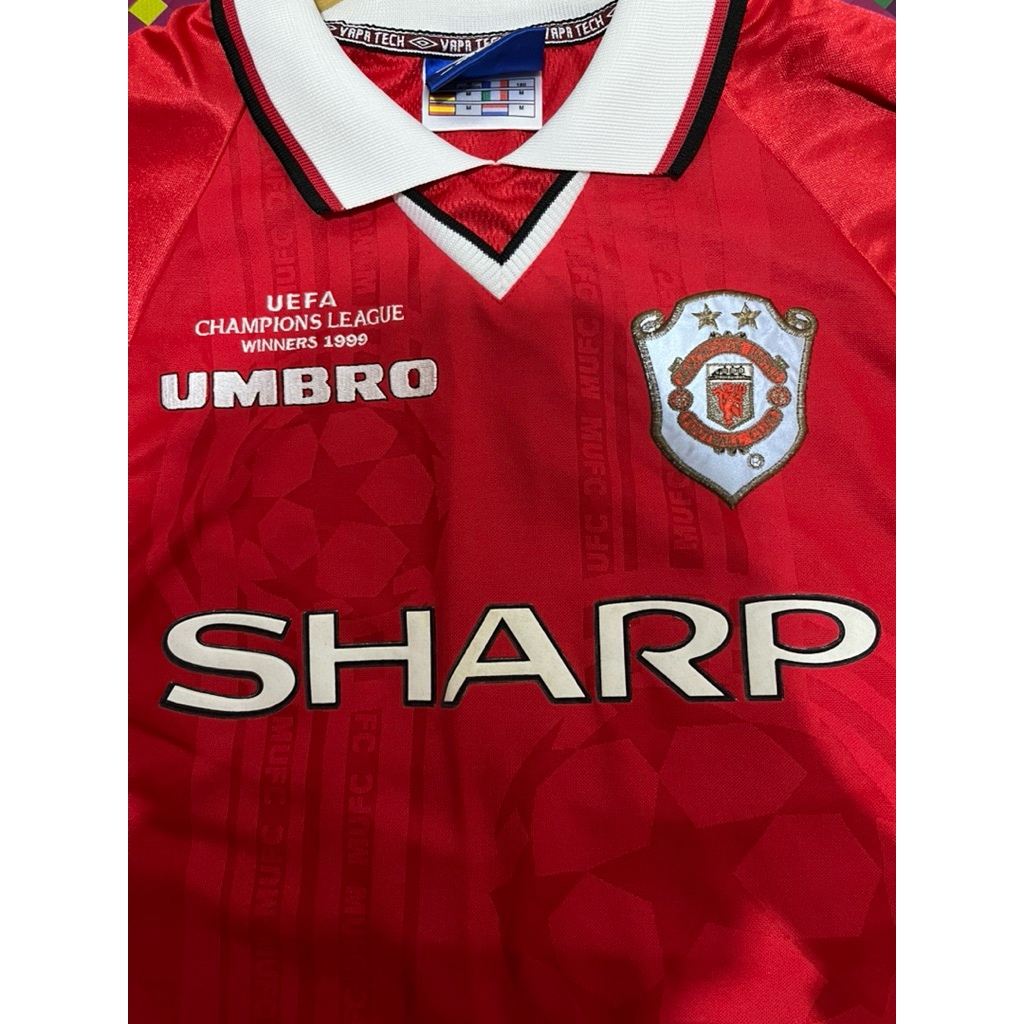 Jersey Original Manchester United Home 1999 TwoStar size M