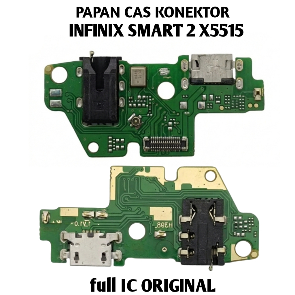 papan cas infinix smart 2 X5515 original konektor pcb full ic board pengganti conektor mic ct meetoo