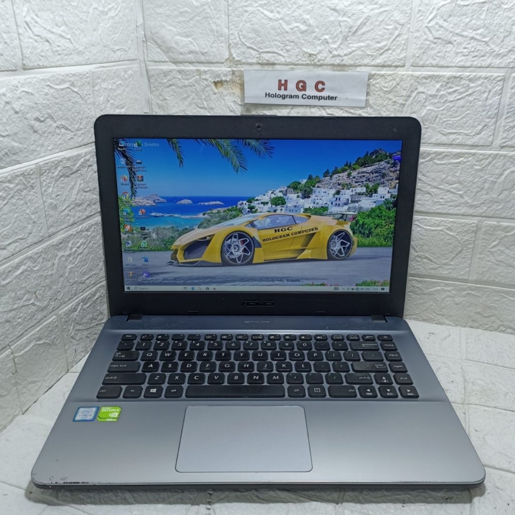 Laptop Asus Gaming  Core i3  Vga Nvidia   Ram 8 GB Ssd 128 Gb  sepesial game dan desain