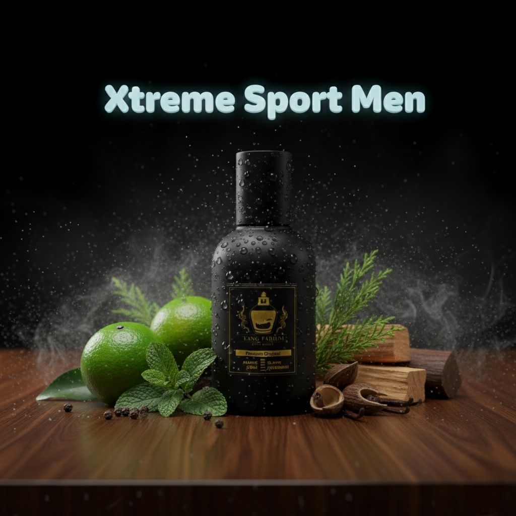 EXTRAIT DE PARFUM ORIGINAL - XTREME SPORT MEN Parfum Pria Terlaris Wang Anti Bau Badan Mint Segar Le
