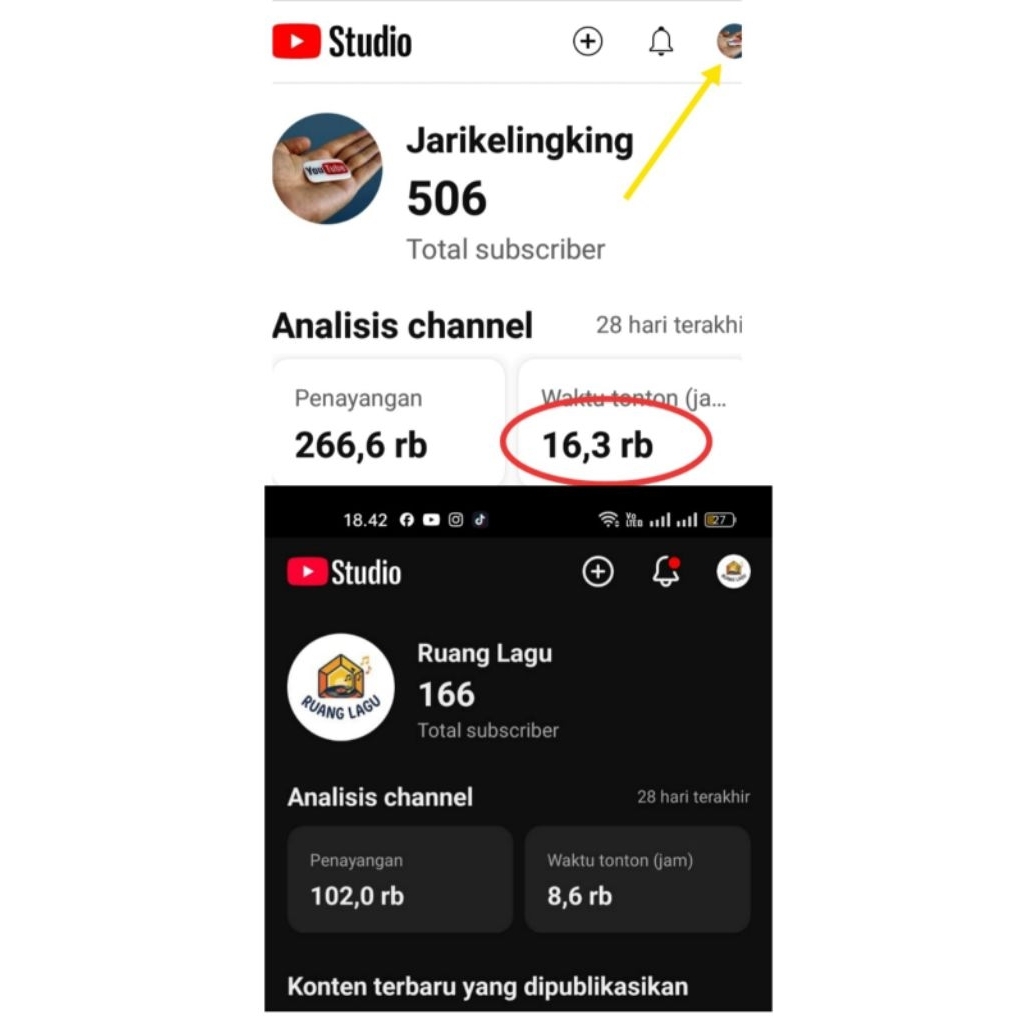 jam tayang channel YouTube