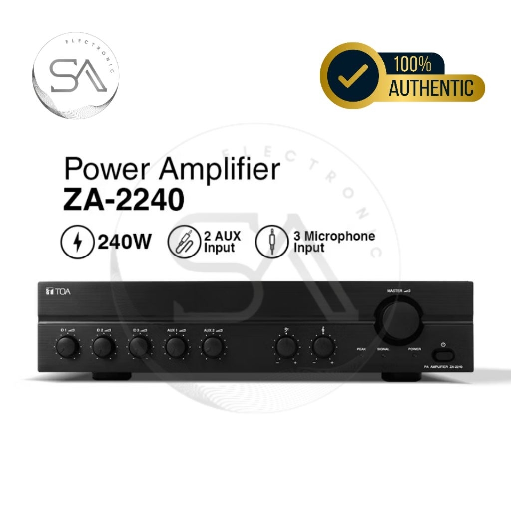 ZA 2240 Ampli TOA / Mixer Amplifier TOA / Power Amplifier / Masjid sound system