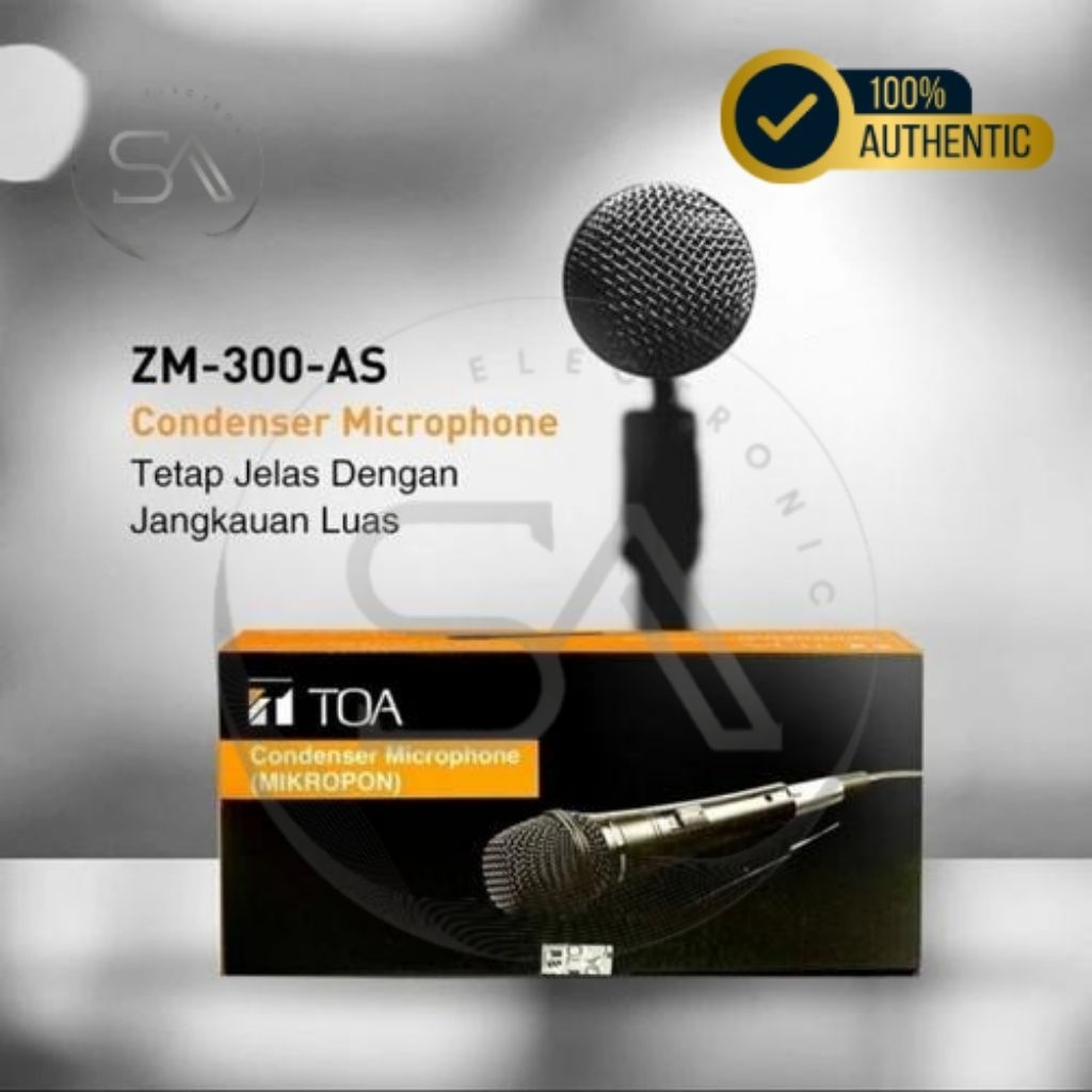 Microphone kondensor TOA ZM 300 AS / Mic halo TOA / mic TOA original