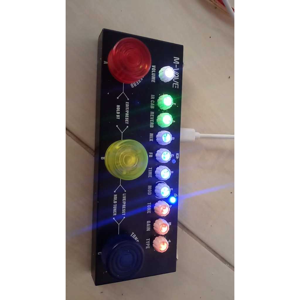 Efek Gitar M Vave Baby Cube V2 Bekas Mulus Normal
