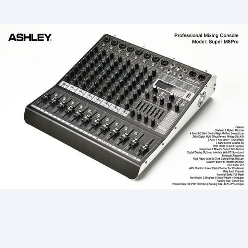 Mixer Audio Ashley Super M8 | 8 Channel