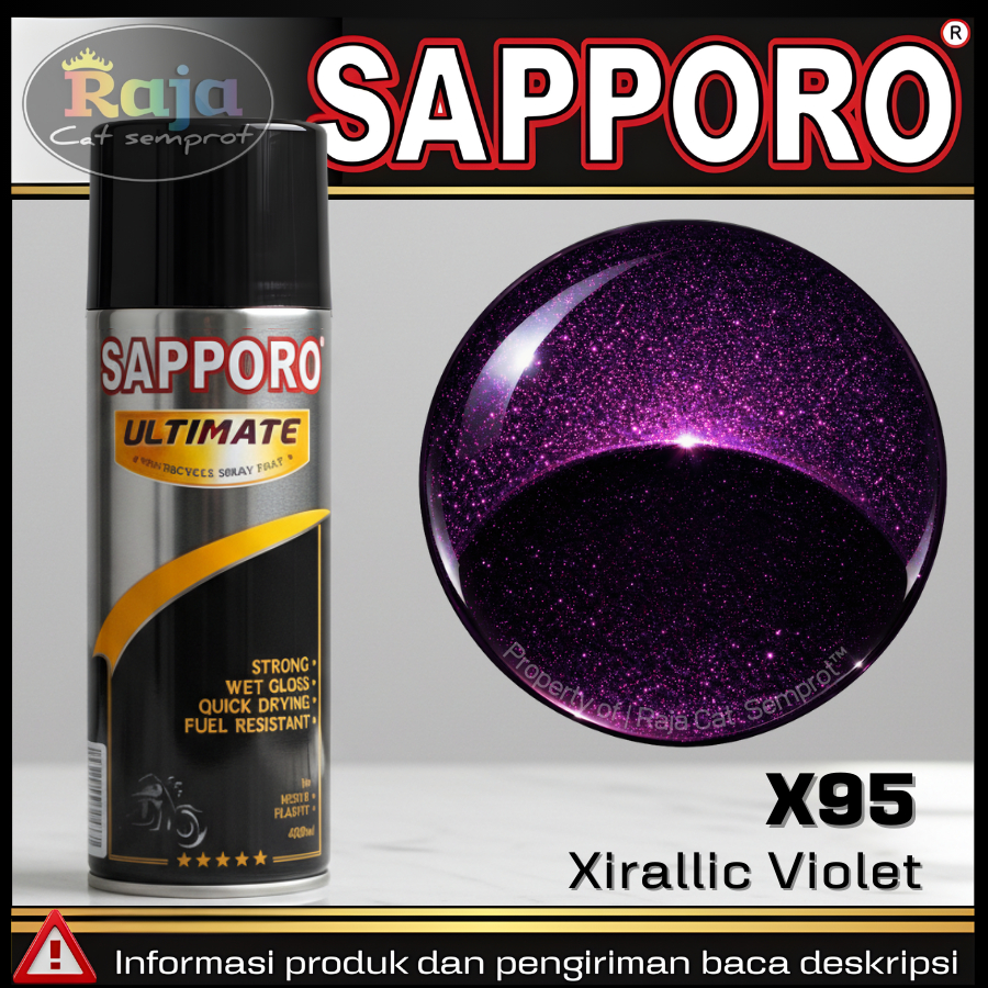 Sapporo Ultimate : Xirallic Violet - X95**