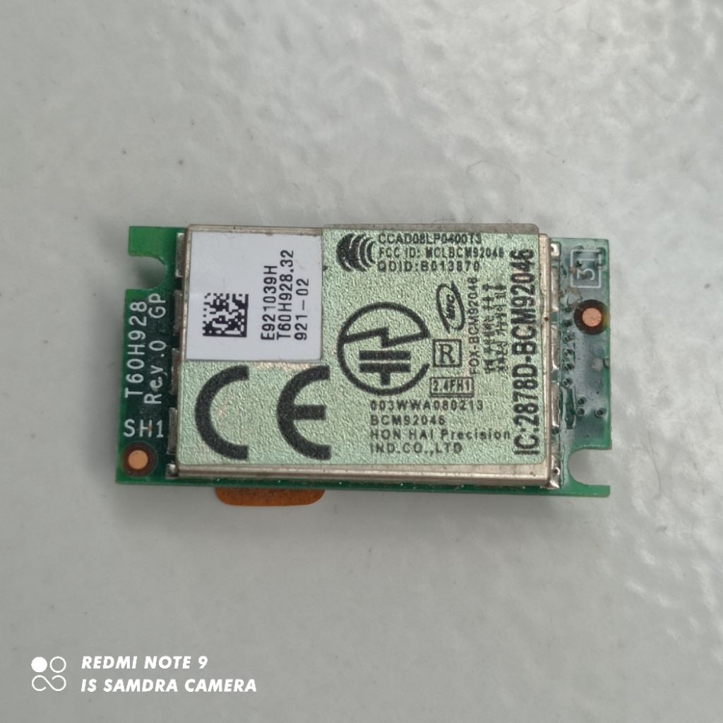 wifi card Dell ori copotan