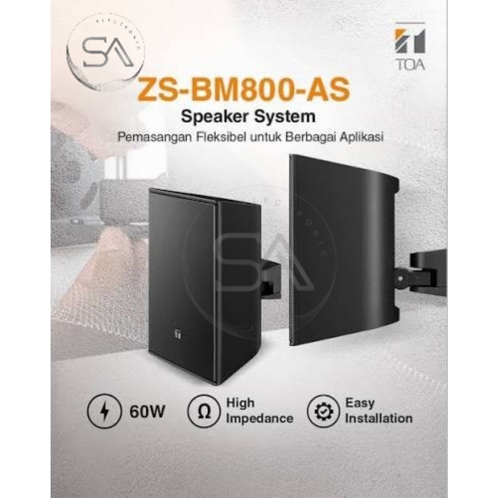NEW TERBARU Speaker TOA Zs BM 800/ Speaker dinding coloumn TOA 60 watt