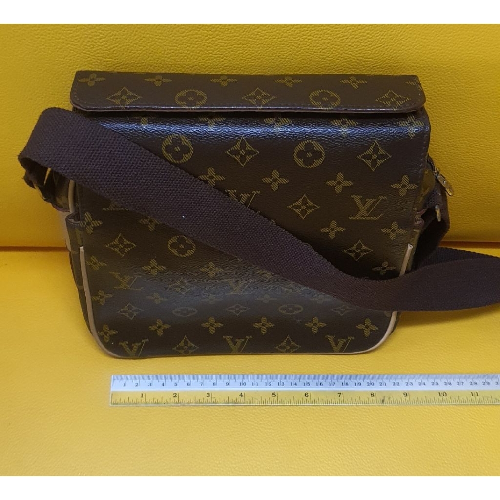 Tas slempang kulit merk LV/Louis Vuitton untuk pria/wanita