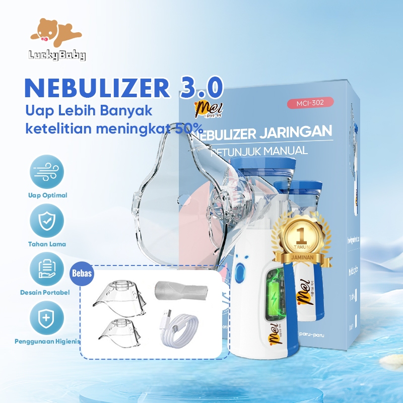 MCI Alat pengobatan rinitis Nebulizer Alat Uap Bantu Pernafasan Asma Inhalasi / Alat Terapi Pernafas