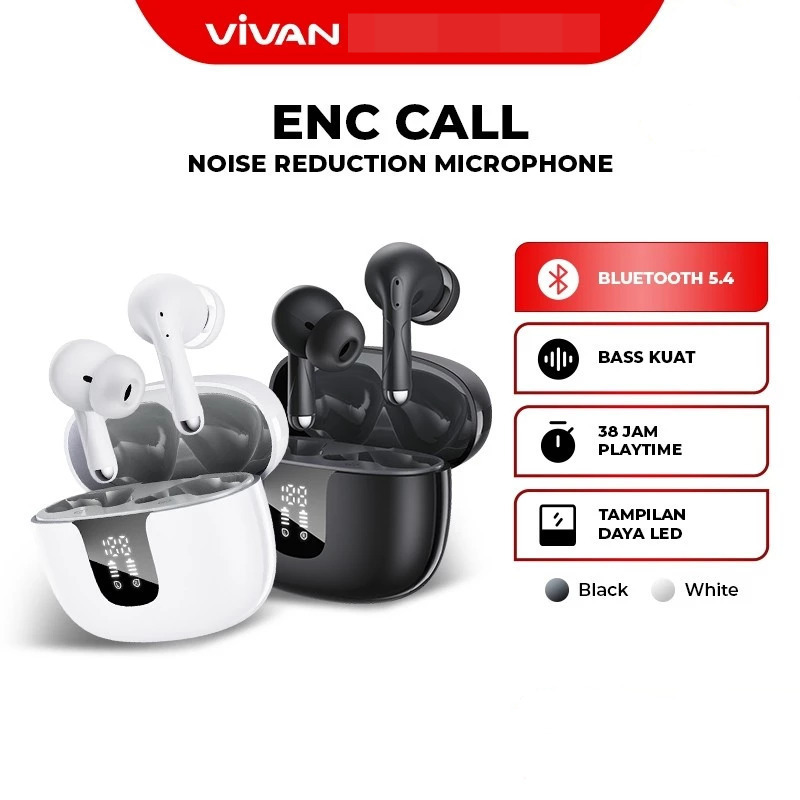 VIVAN TWS INFINITY GT1S Handsfree/Earbuds Bluetooth 5.4